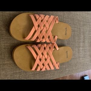 Sanuk Rio Slide - peach color